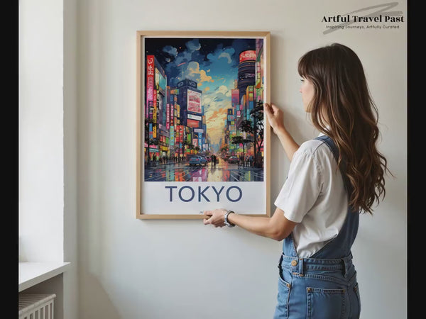 Tokio Poster | Japanische Wandkunst | Asiatisches Dekor