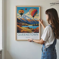 Queenstown Poster | New Zealand Wall Art