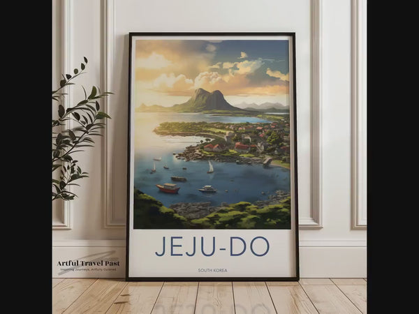 Jeju-Do Poster | Südkorea Wandkunst | Asiatisches Dekor