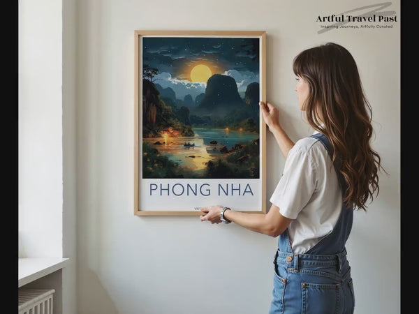 Phong Nha Poster | Vietnam Wall Art | Asia Decor