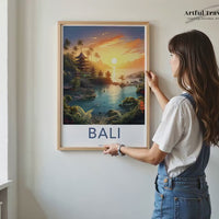 Bali Poster | Indonesia Wall Art | Asia Decor
