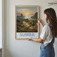 Sumba Poster | Indonesia Wall Art | Asia Decor