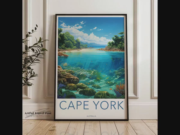 Cape York Poster | Coral Reef | Australia Wall Art