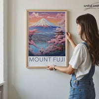 Mount Fuji Poster | Japan Wall Art | Asia Decor
