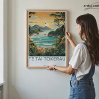 Te Tai Tokerau Poster | New Zealand Wall Art