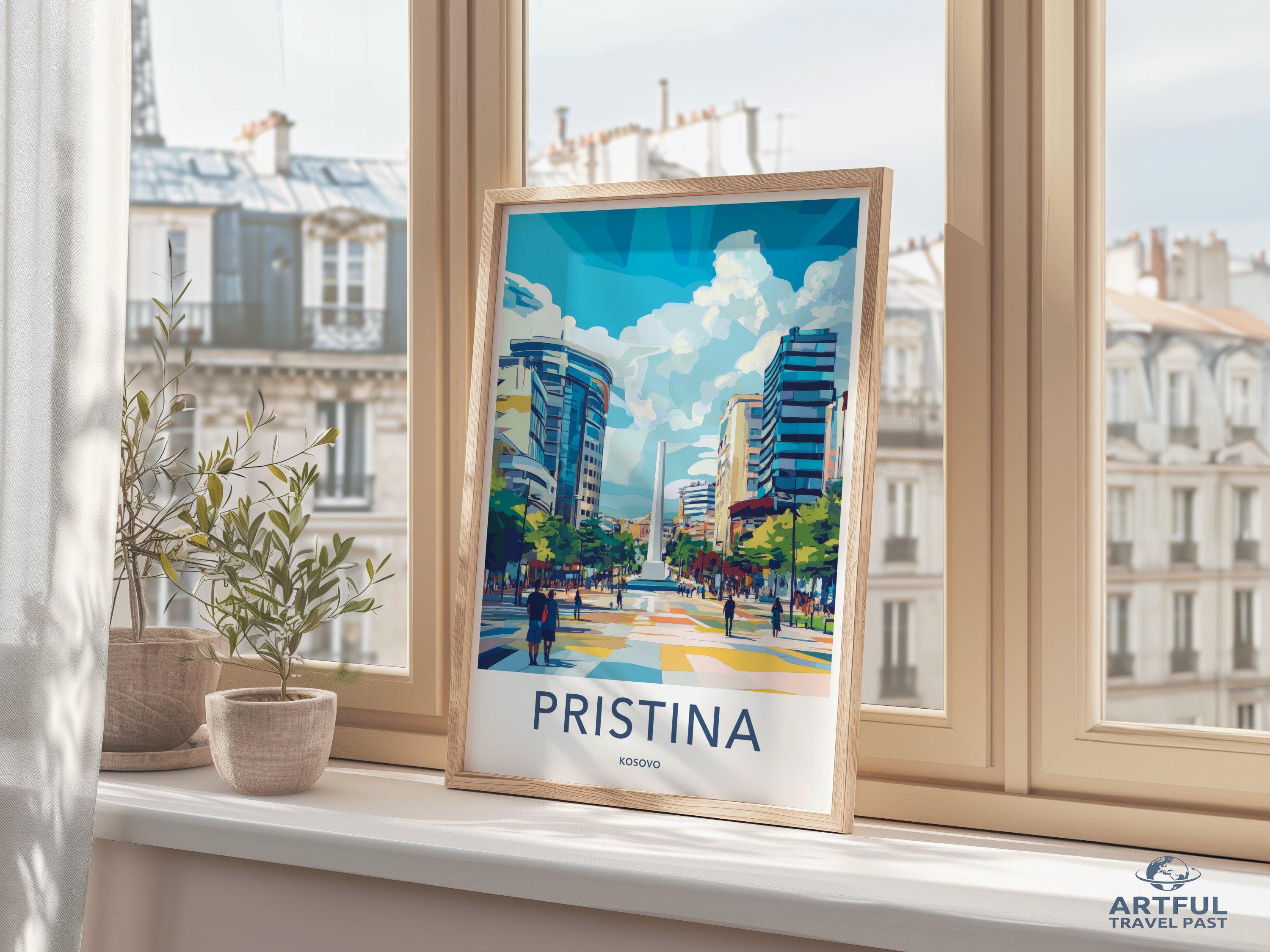 Pristina Poster - Kosovo Wall Art