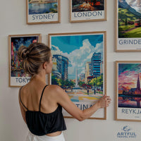 Pristina Poster | Kosovo Wall Art | Balkans Decor