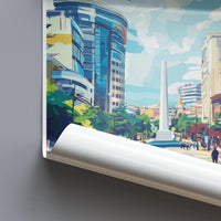 Pristina Poster | Kosovo Wall Art | Balkans Decor