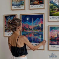 Pristina Poster | Kosovo Wall Art | Balkans Decor