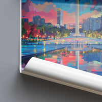 Pristina Poster | Kosovo Wall Art | Balkans Decor