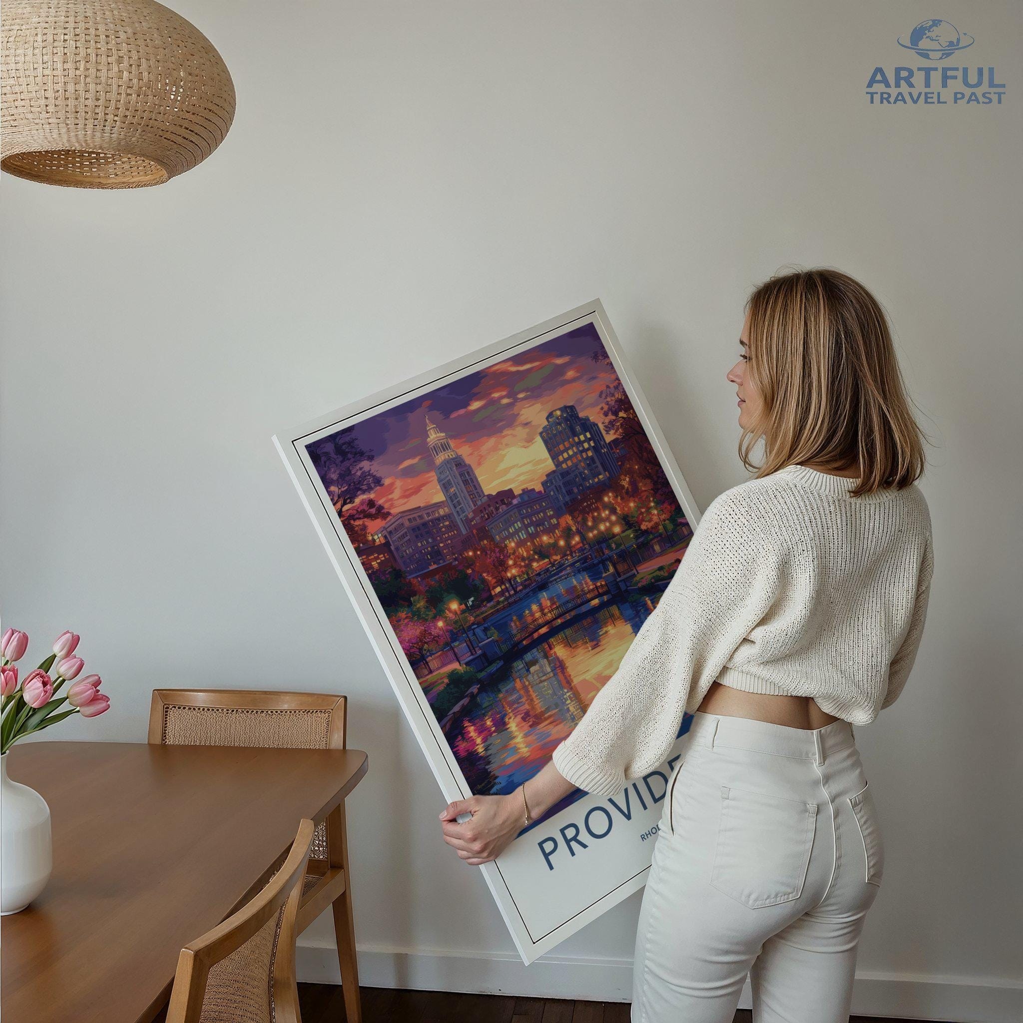 Providence Poster - Rhode Island Wall Art