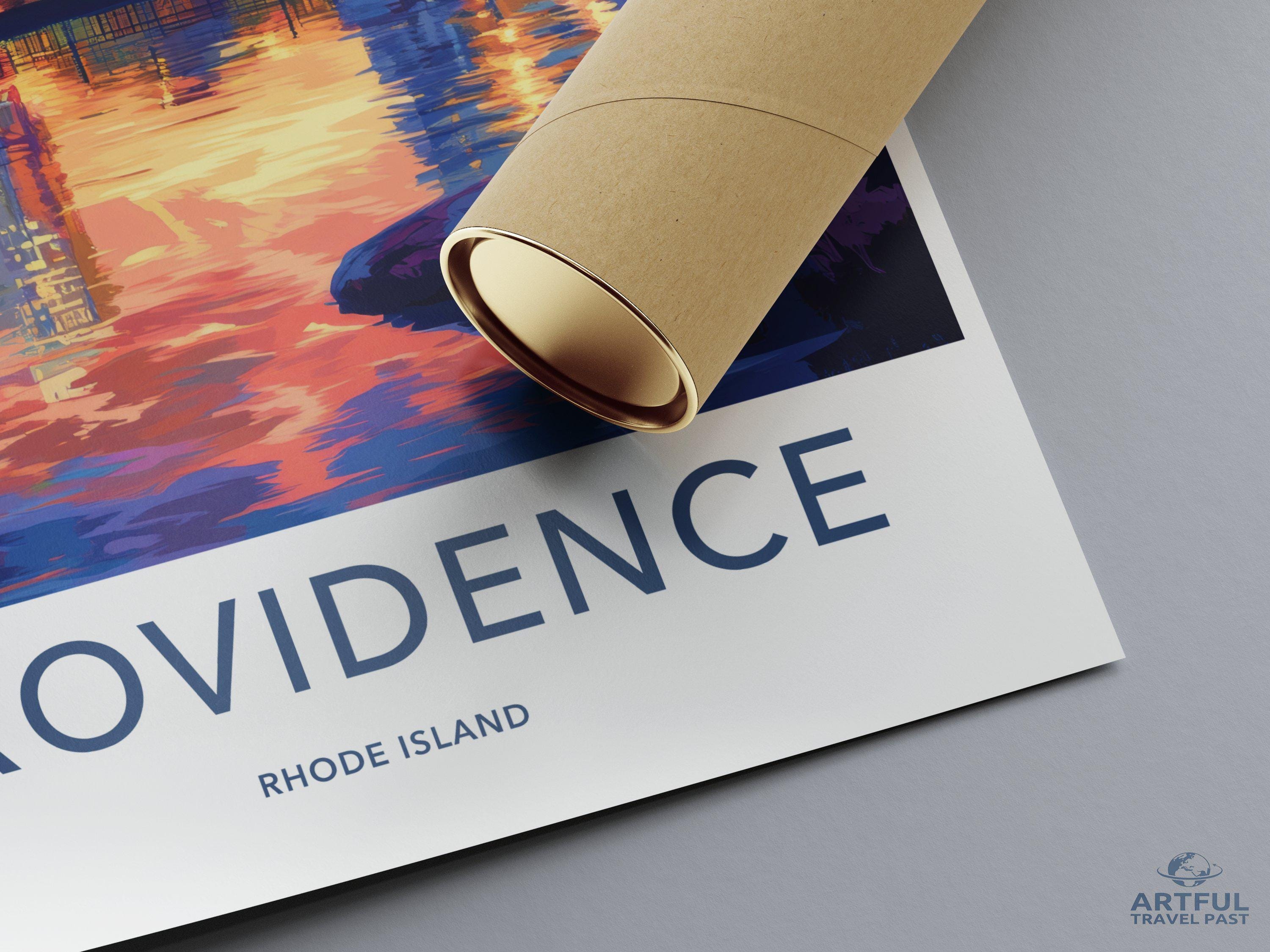 Providence Poster - Rhode Island Wall Art