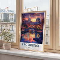Providence Poster - Rhode Island Wall Art