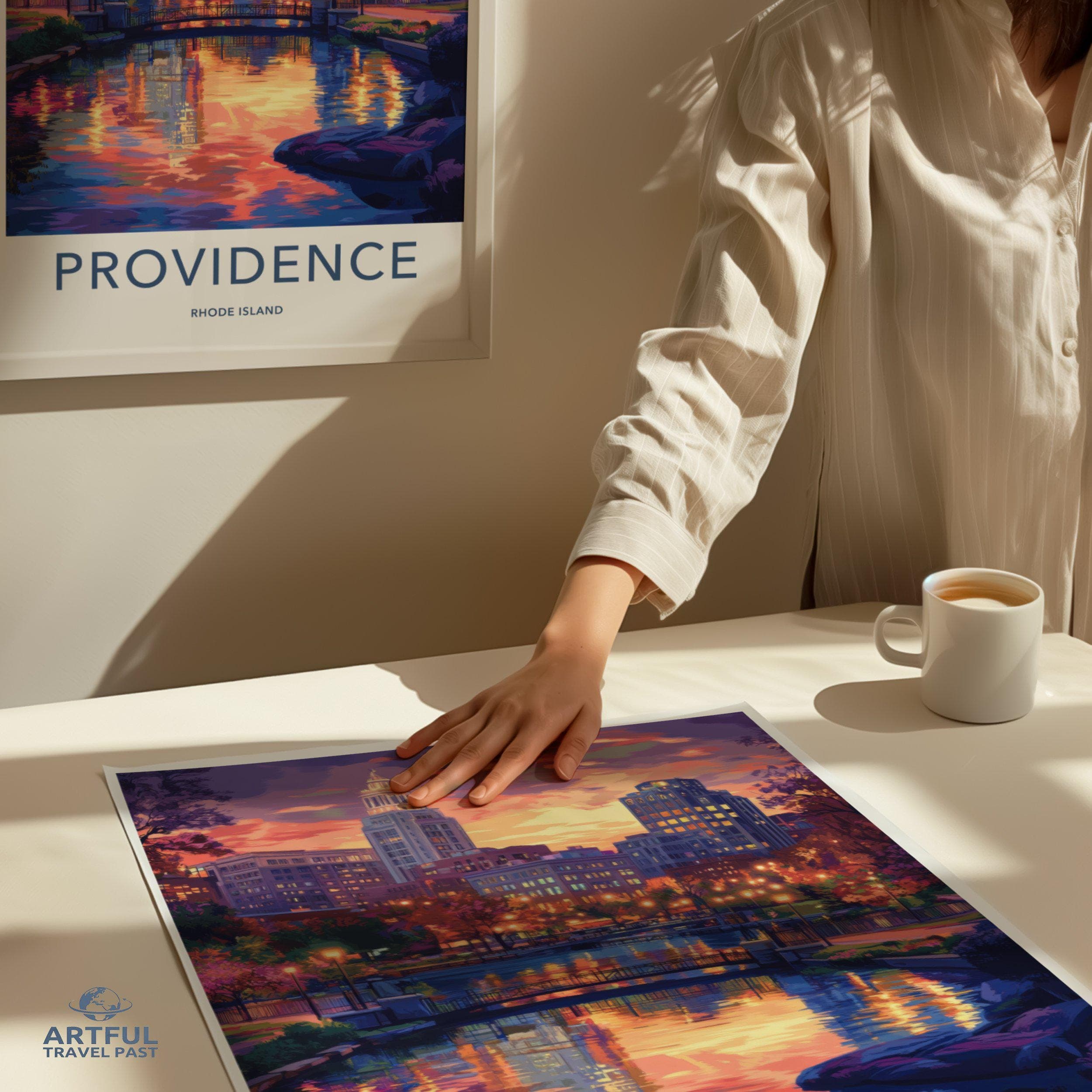 Providence Poster - Rhode Island Wall Art