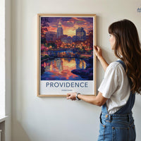 Providence Poster - Rhode Island Wall Art