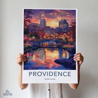 Providence Poster - Rhode Island Wall Art
