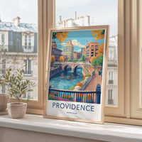 Providence Poster - Rhode Island Wall Art