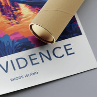 Providence Poster | Rhode Island Wall Art | America Decor