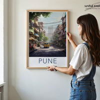 Pune Poster - India Wall Art