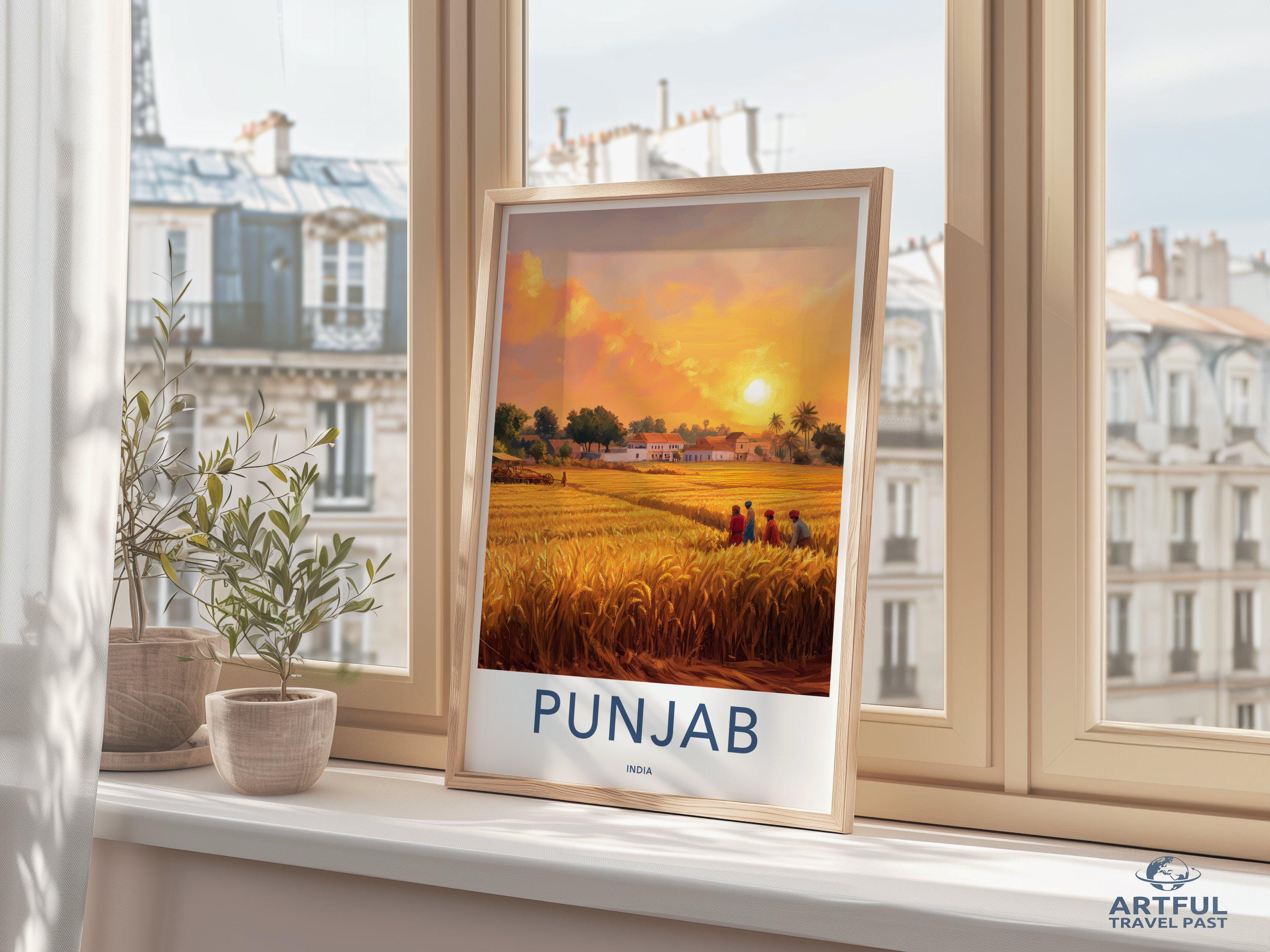 Punjab Poster - India Wall Art