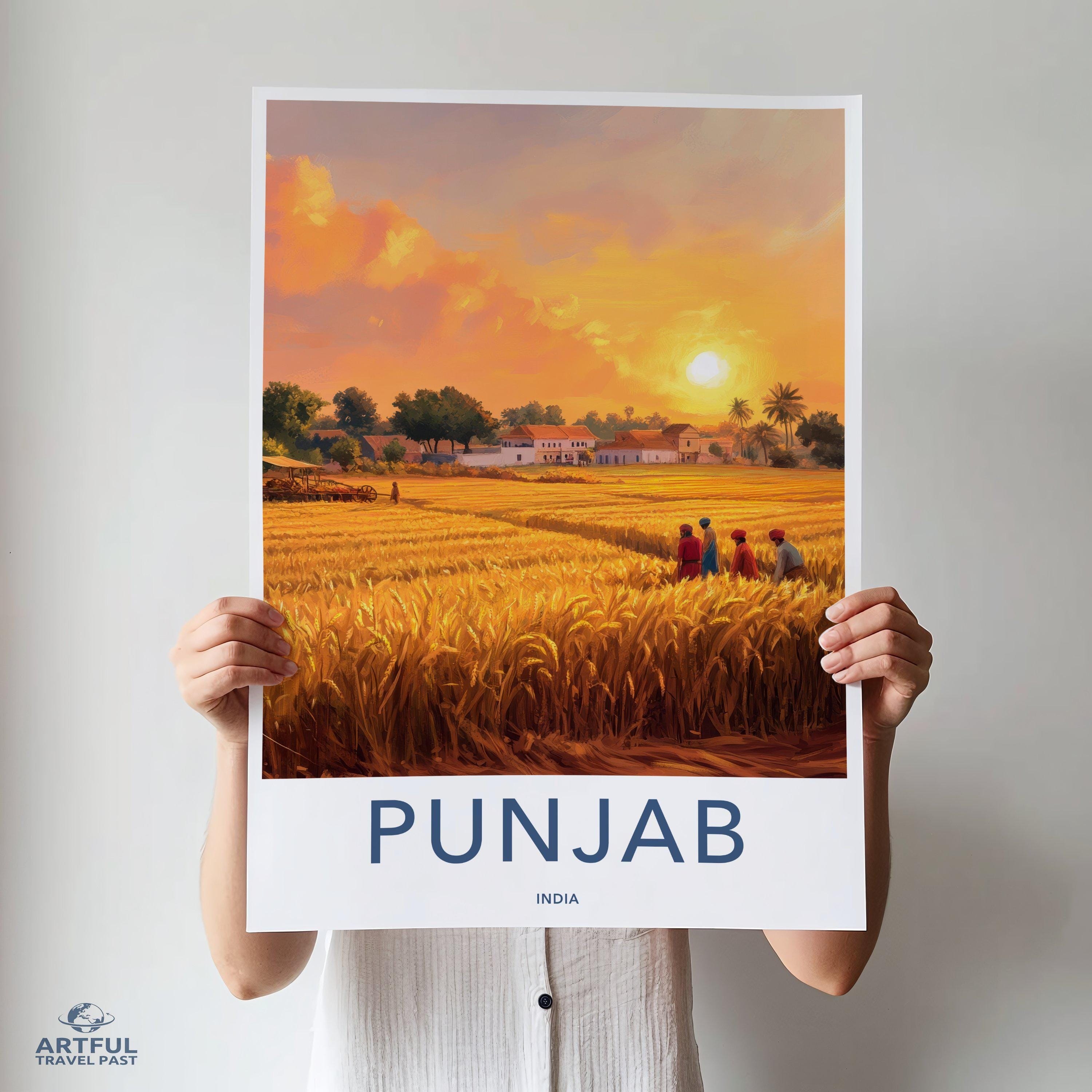 Punjab Poster - India Wall Art