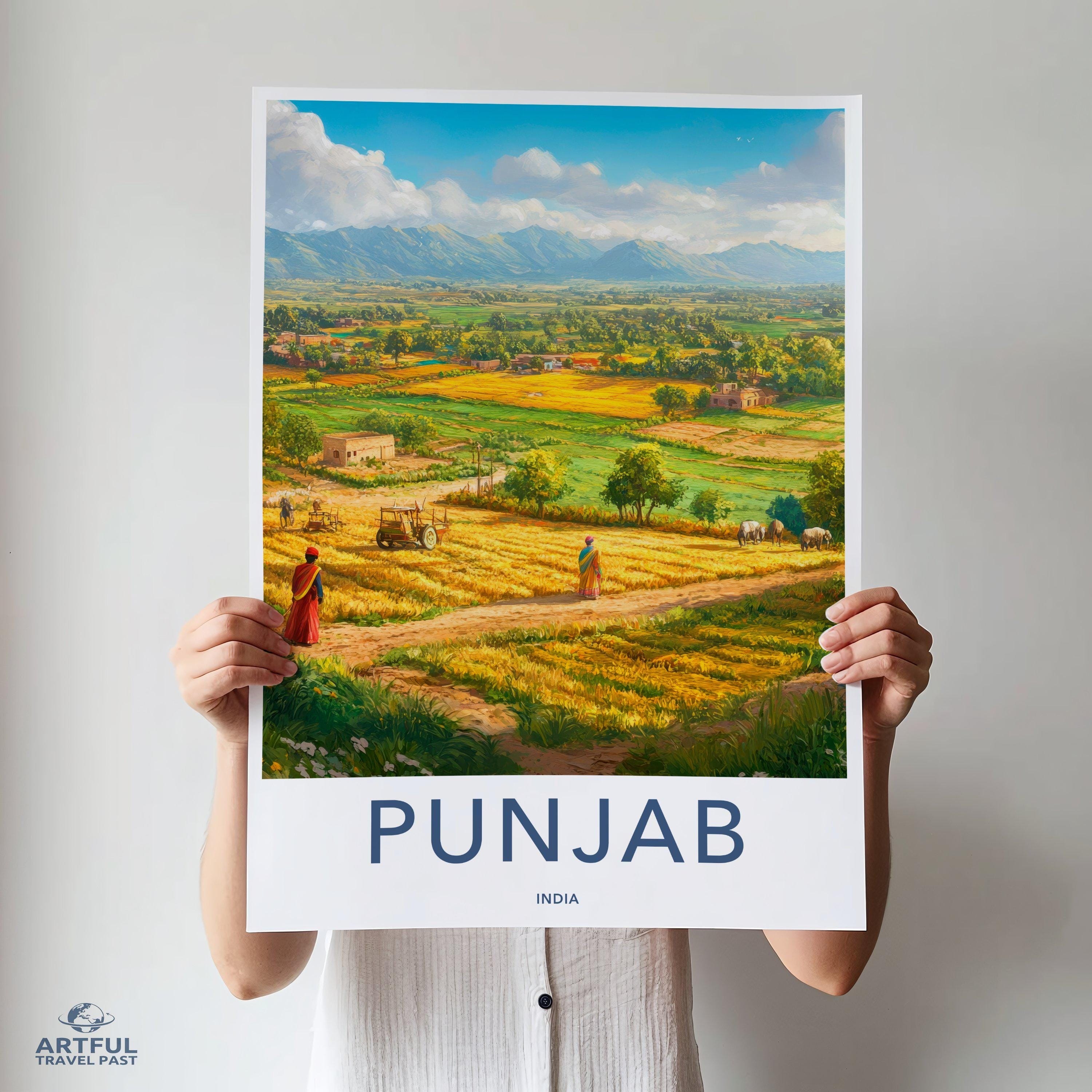 Punjab Poster - India Wall Art