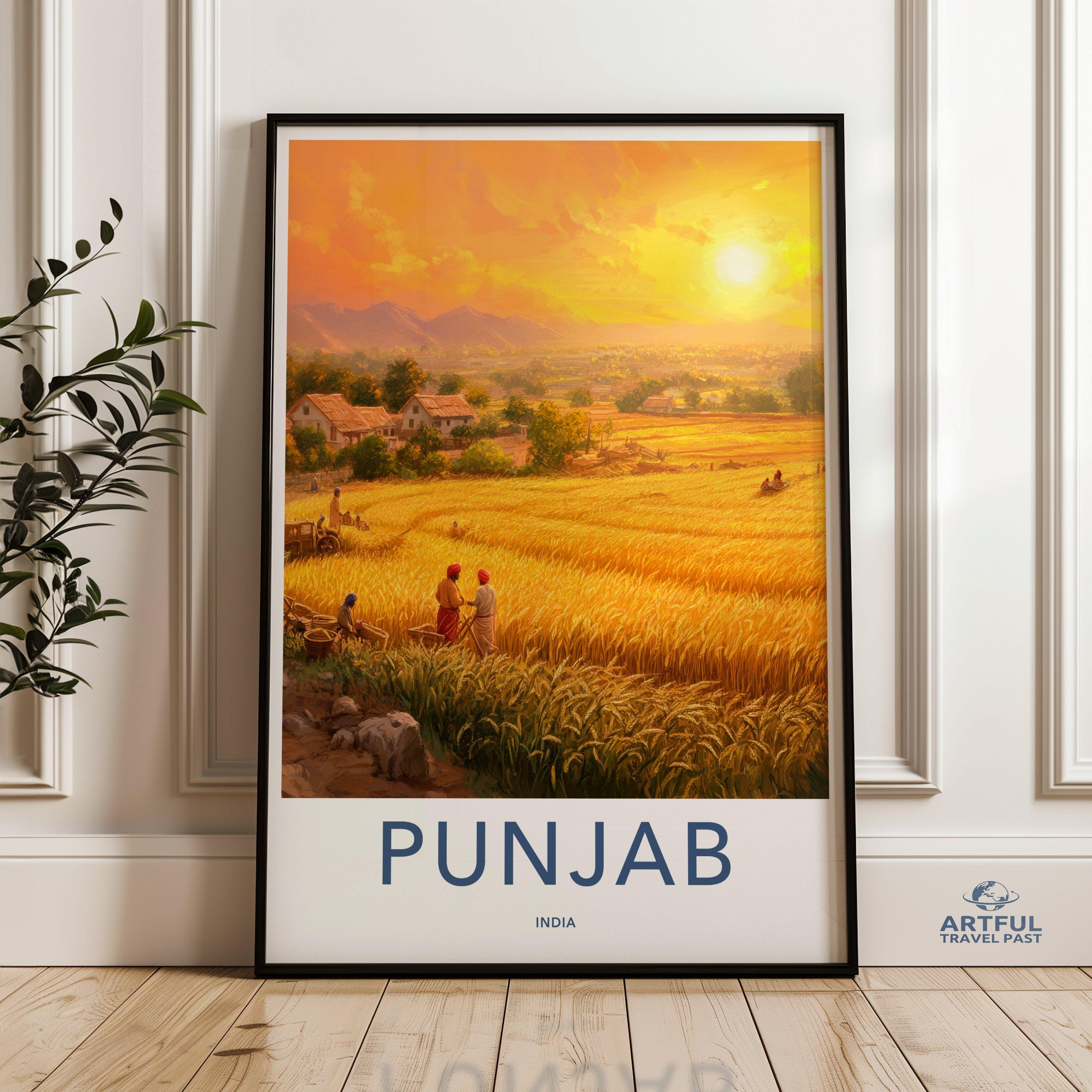 Punjab Poster - India Wall Art