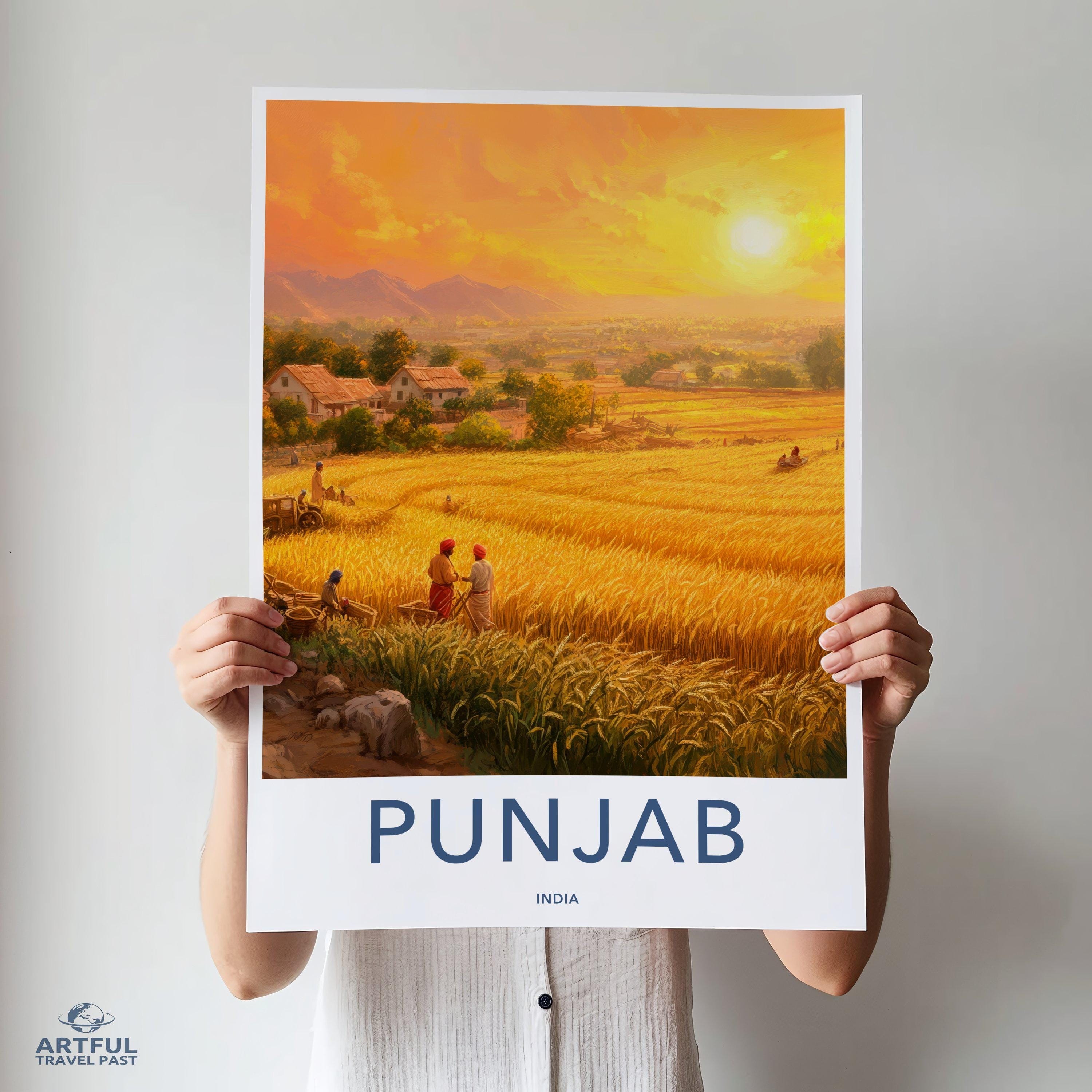 Punjab Poster - India Wall Art