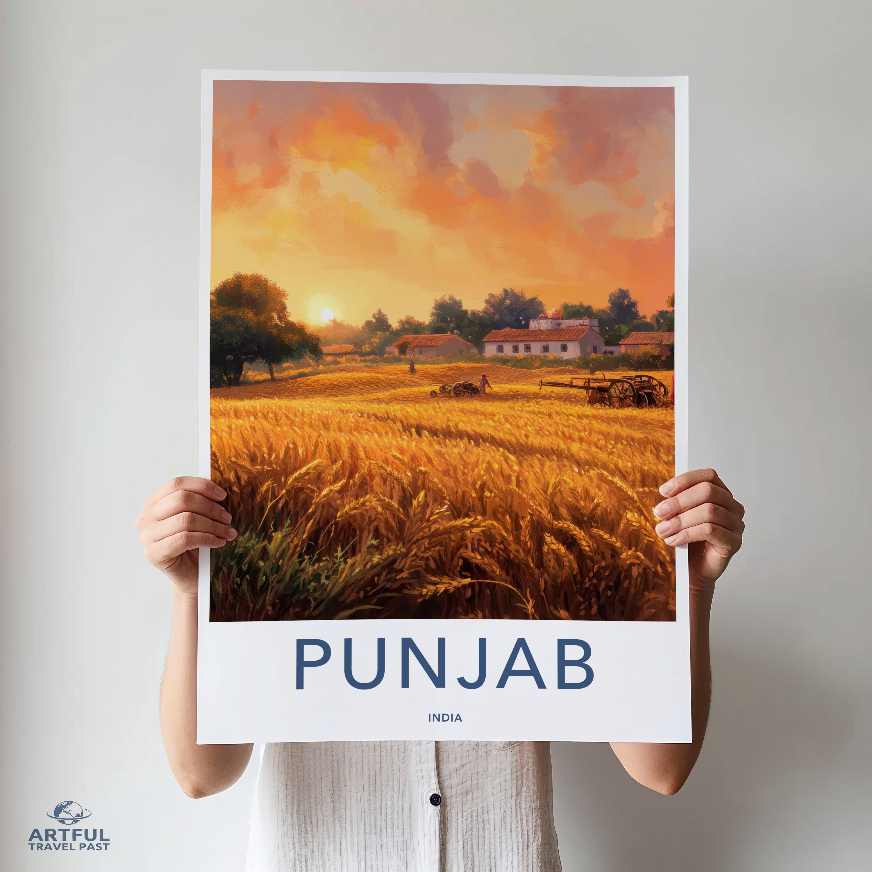 Punjab Poster - India Wall Art