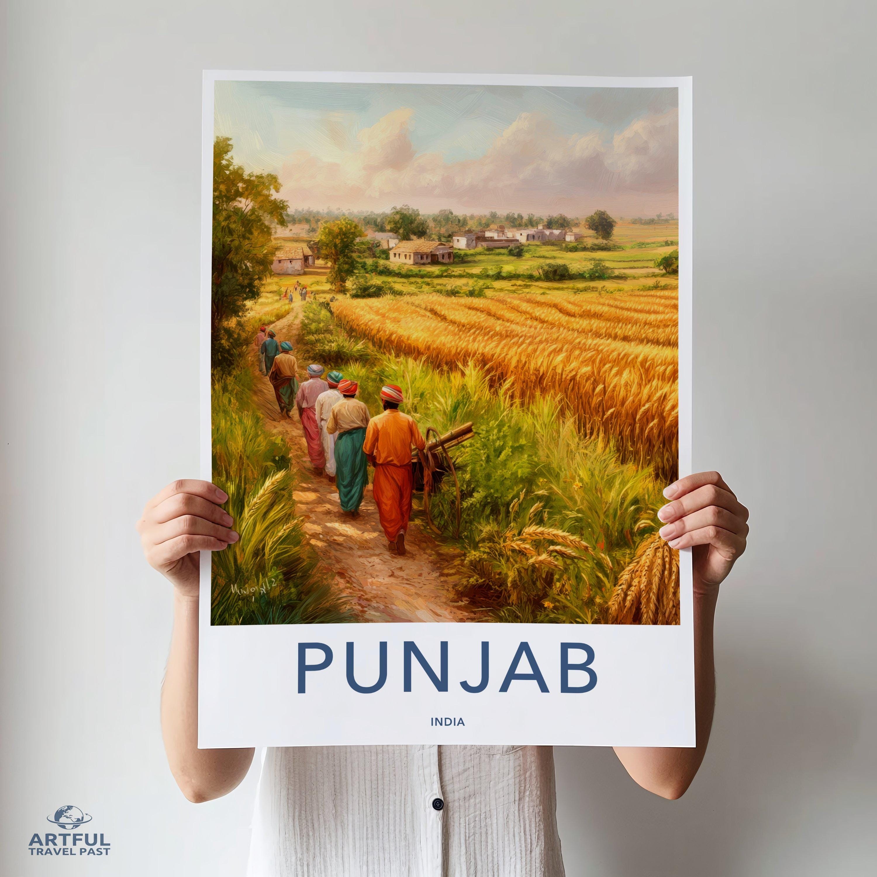 Punjab Poster - India Wall Art