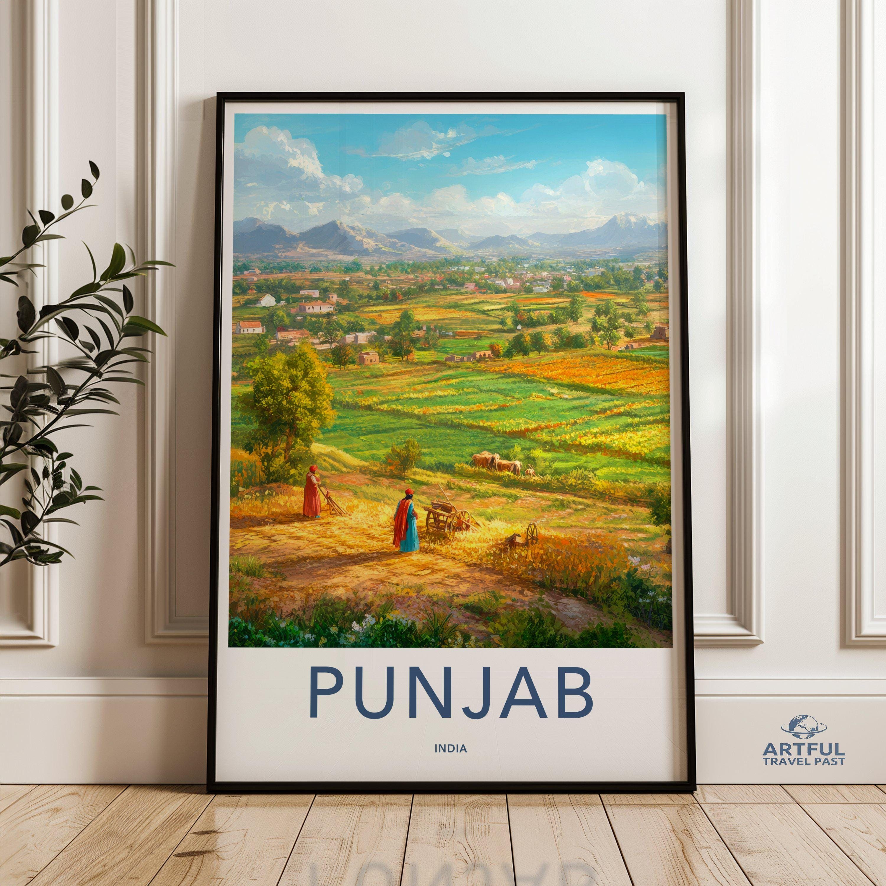 Punjab Poster - India Wall Art