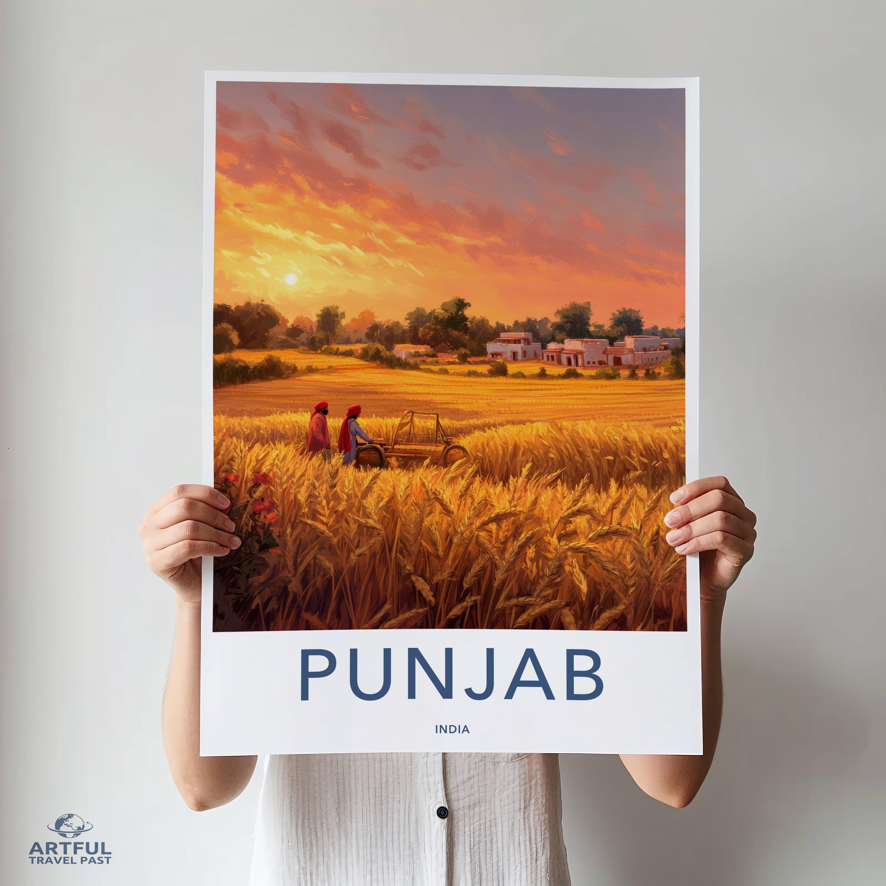 Punjab Poster - India Wall Art