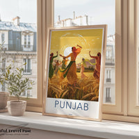 Punjab Poster | Punjab Wall Art | India Decor