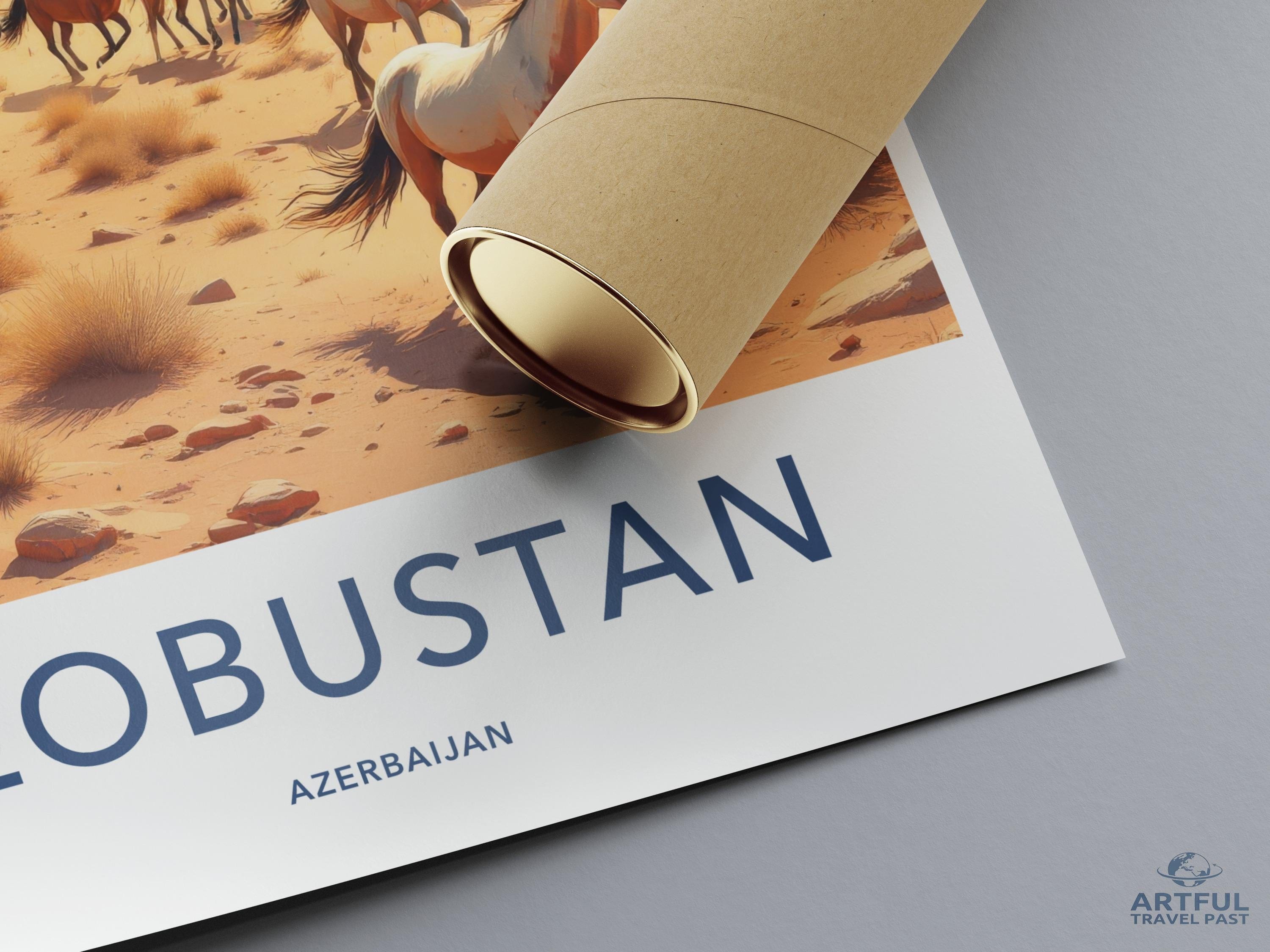 Qobustan Poster - Azerbaijan Wall Art