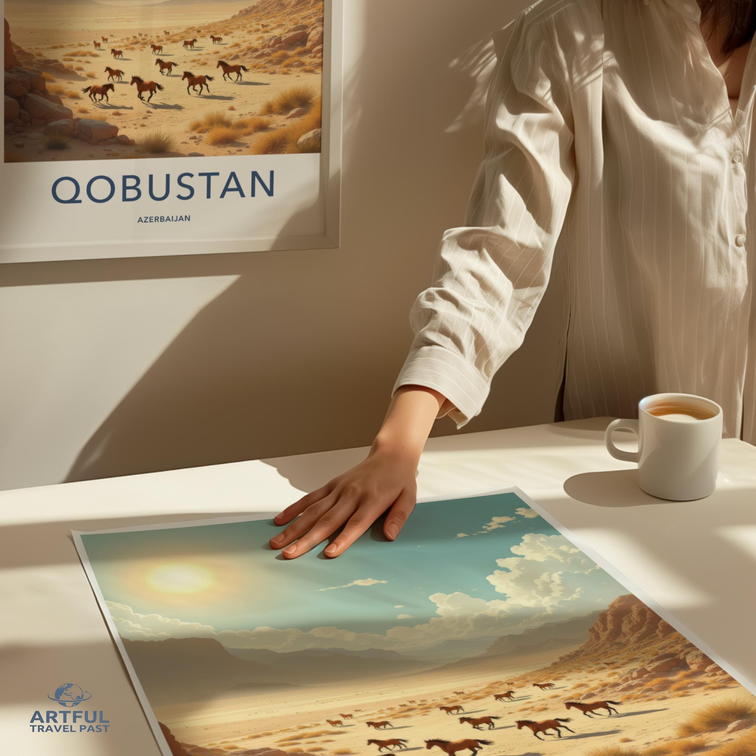 Qobustan Poster - Azerbaijan Wall Art