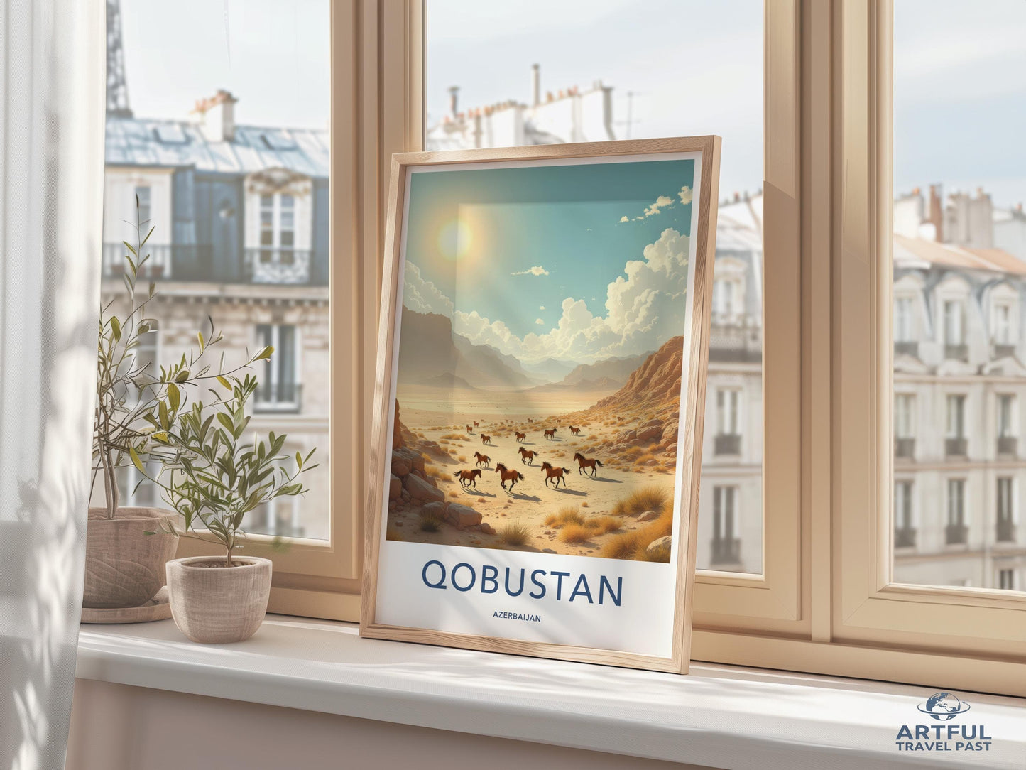 Qobustan Poster - Azerbaijan Wall Art