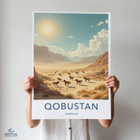 Qobustan Poster - Azerbaijan Wall Art