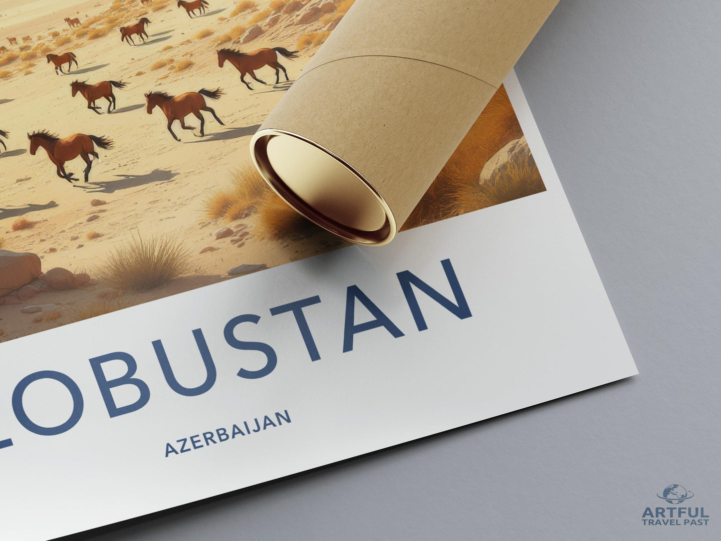 Qobustan Poster - Azerbaijan Wall Art