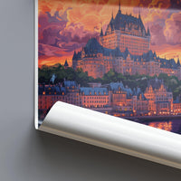 Quebec Poster - Canada Wall Art