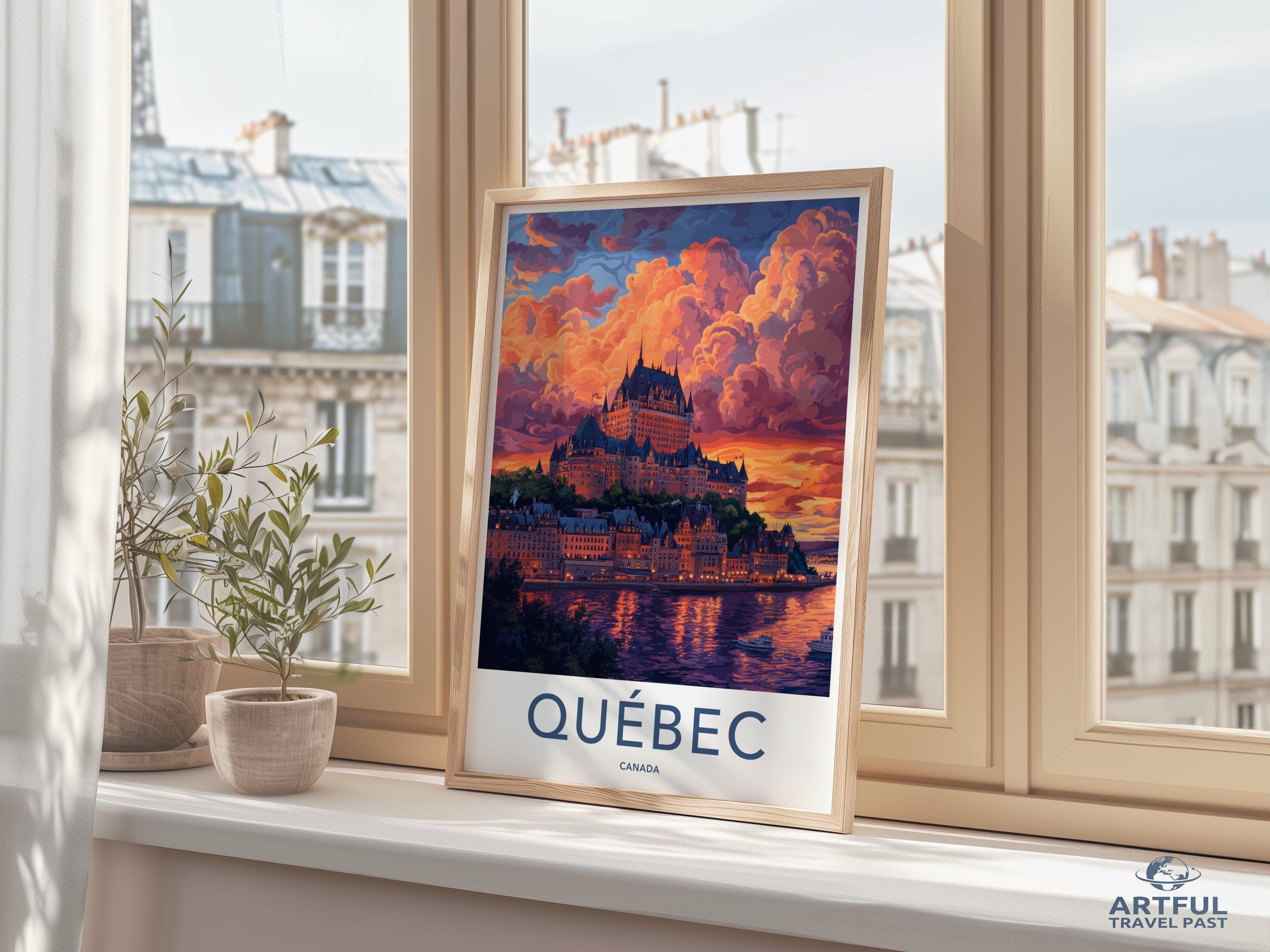 Quebec Poster - Canada Wall Art