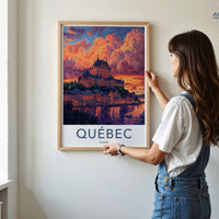 Quebec Poster - Canada Wall Art