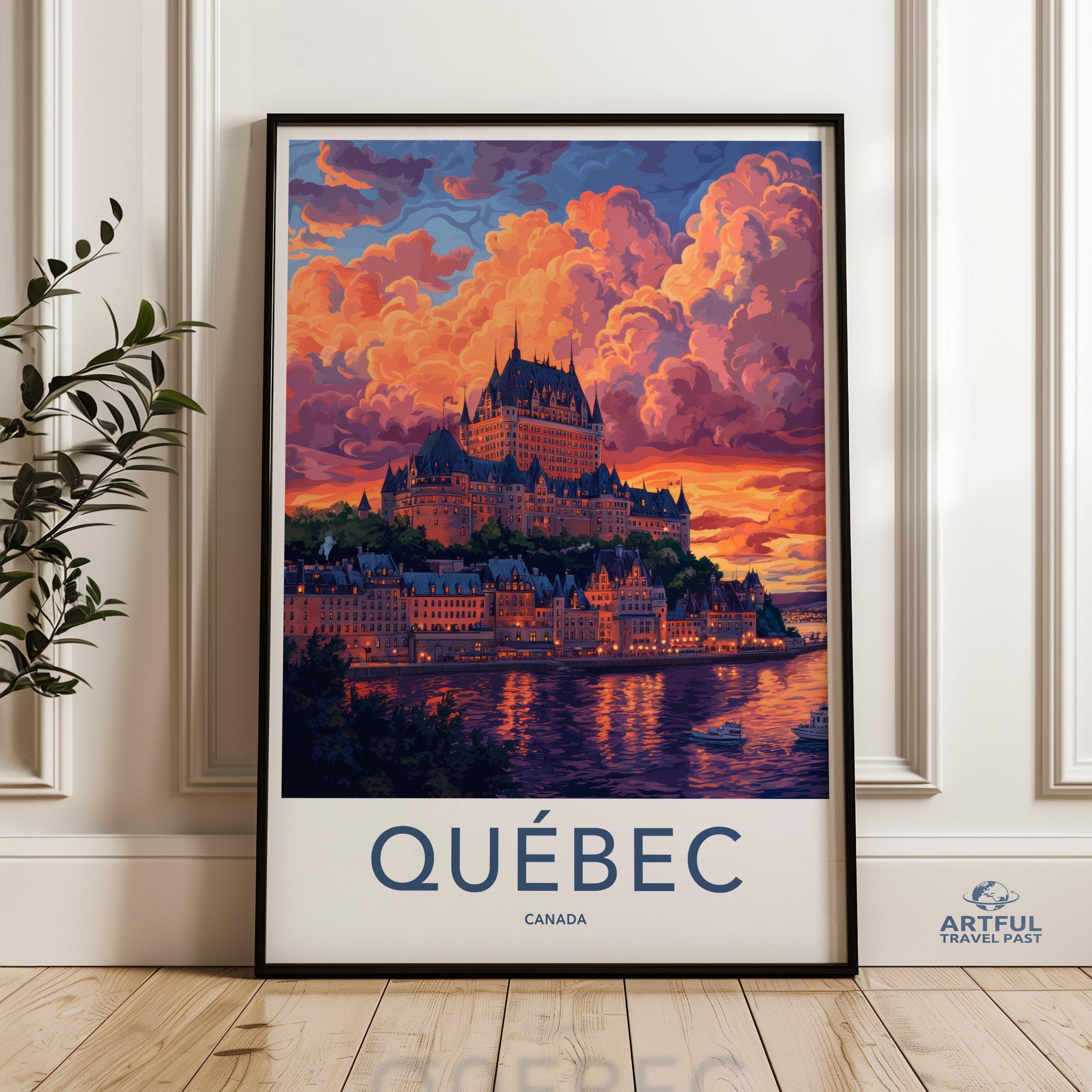 Quebec Poster - Canada Wall Art