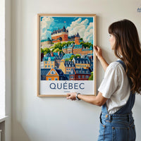Quebec Poster - Canada Wall Art