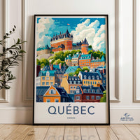 Quebec Poster - Canada Wall Art