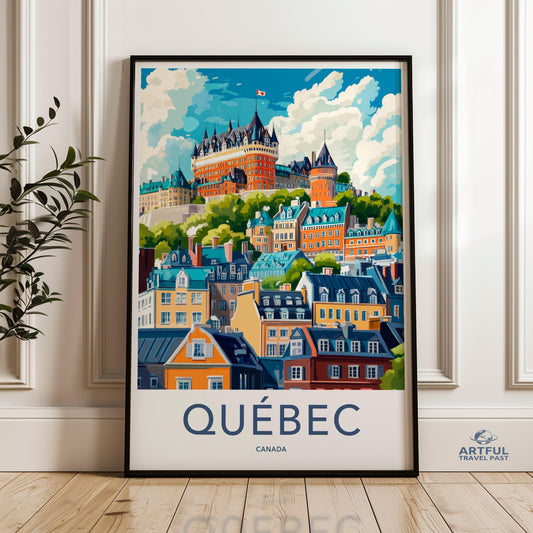 Quebec Poster - Canada Wall Art