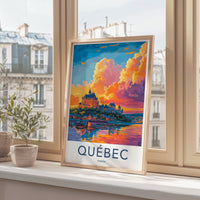 Quebec Poster - Canada Wall Art