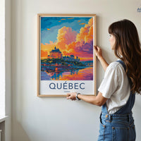Quebec Poster - Canada Wall Art