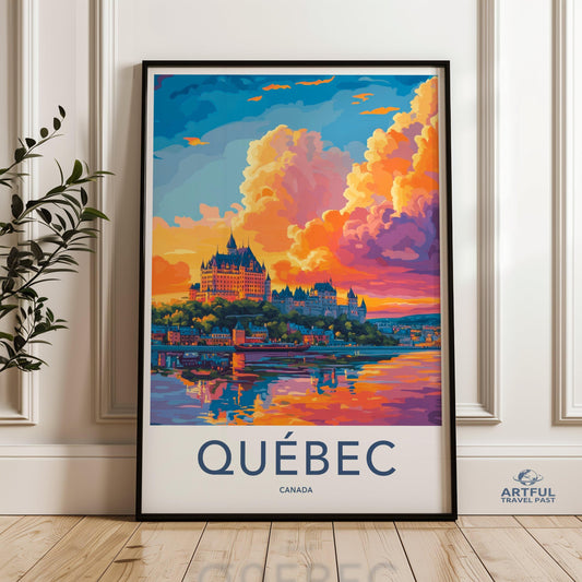 Quebec Poster - Canada Wall Art
