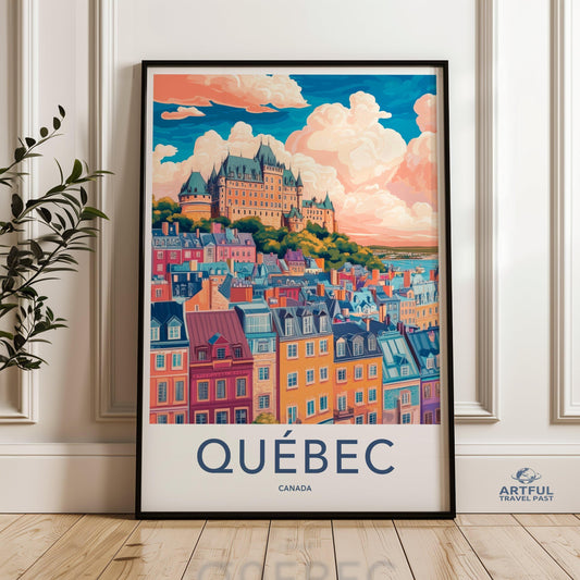 Quebec Poster - Canada Wall Art