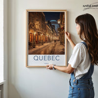 Quebec Poster - Canada Wall Art